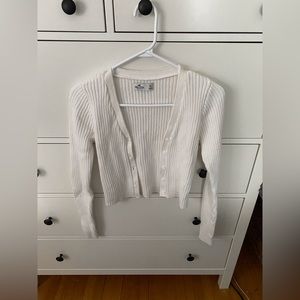 Hollister cropped knit cardigan